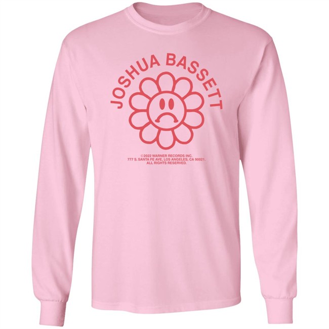 2022 Warner Records Inc 777 S Santa Fe Ave Los Angeles Ca 90021 All Rights Reserved Joshua Bassett Merch Joshua Bassett Pink Spring Tee Shirt Joshua Bassett Merch Pink Spring Tee Shirt 2022 Warner Records Inc 777 S Santa Fe Ave Los Angeles Ca 90021 All Rights Reserved