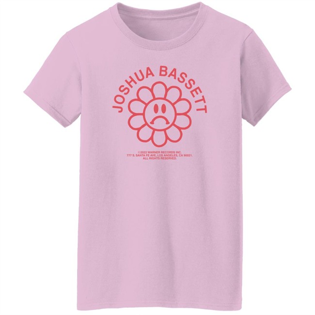 2022 Warner Records Inc 777 S Santa Fe Ave Los Angeles Ca 90021 All Rights Reserved Joshua Bassett Merch Joshua Bassett Pink Spring Tee Shirt Joshua Bassett Merch Pink Spring Tee Shirt 2022 Warner Records Inc 777 S Santa Fe Ave Los Angeles Ca 90021 All Rights Reserved