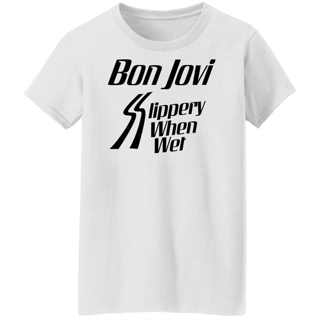 Bon Jovi Slippery When Wet Shirt Shop the Bon Jovi Official Merch Online Store Bon Jovi Slippery When Wet Shirt Bon Jovi Official Merch Online Store