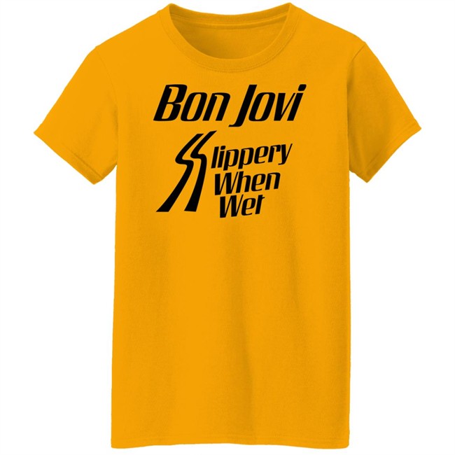 Bon Jovi Slippery When Wet Shirt Shop the Bon Jovi Official Merch Online Store Bon Jovi Slippery When Wet Shirt Bon Jovi Official Merch Online Store