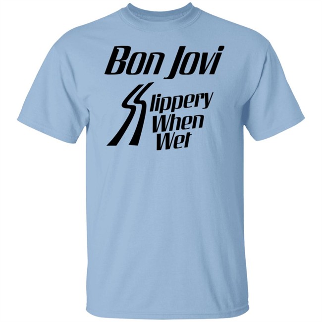 Bon Jovi Slippery When Wet Shirt Shop the Bon Jovi Official Merch Online Store Bon Jovi Slippery When Wet Shirt Bon Jovi Official Merch Online Store