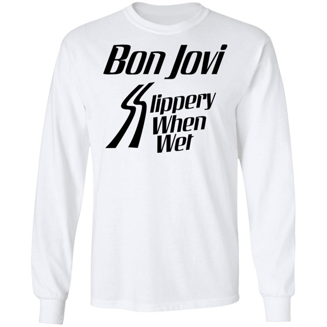 Bon Jovi Slippery When Wet Shirt Shop the Bon Jovi Official Merch Online Store Bon Jovi Slippery When Wet Shirt Bon Jovi Official Merch Online Store