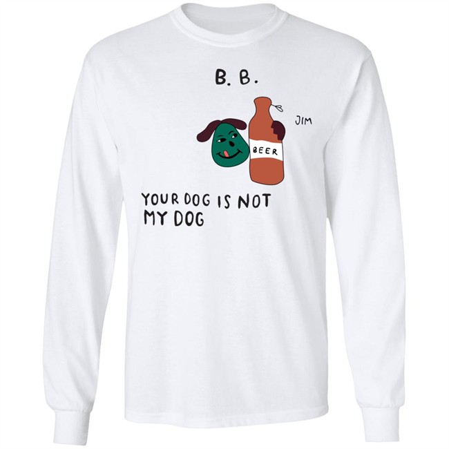 Bode New York Merch Your Dog Is Not My Dog Crewneck Sweatshirt