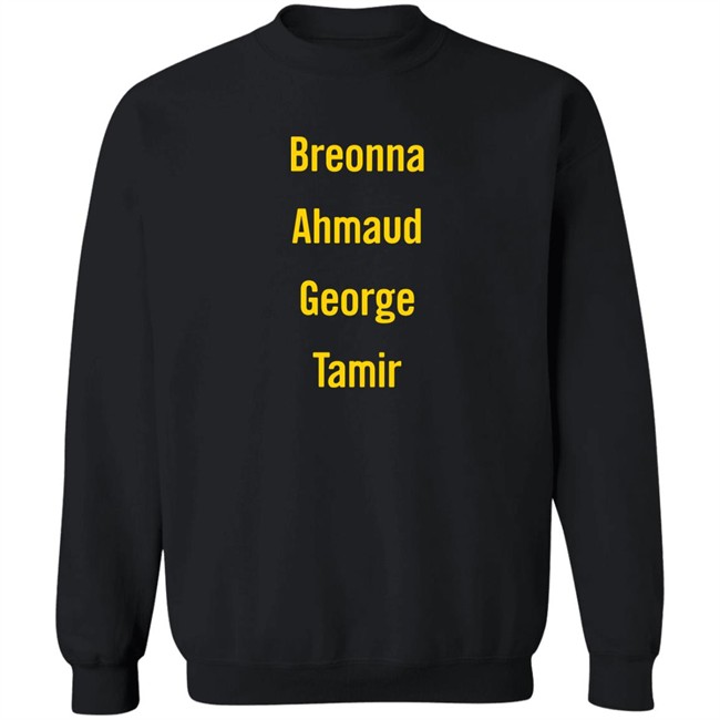 Black Lives Matter Honors 4 Lives Breonna Ahmaud George Tamir Shirt Stevie Joe Payne