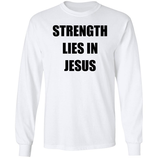 Los Blancos Live Strength Lies In Jesus Shirt David Alaba David Alaba Strength Lies In Jesus Shirt Los Blancos Live
