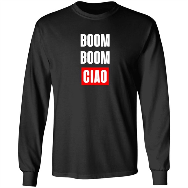 Shop Money Heist Merch Store Boom Boom Ciao Shirt Shop Money Heist Merch Store Boom Boom Ciao Shirt
