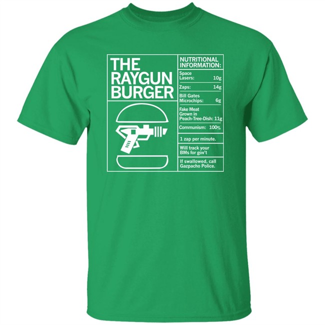 Raygun Merch The Raygun Burger Nutritional Information Gazpacho Police Peach Tree Dish Shirt Marjorie Taylor Greene Raygun Merch Marjorie Taylor Greene The Raygun Burger Nutritional Information Gazpacho Police Peach Tree Dish Shirt