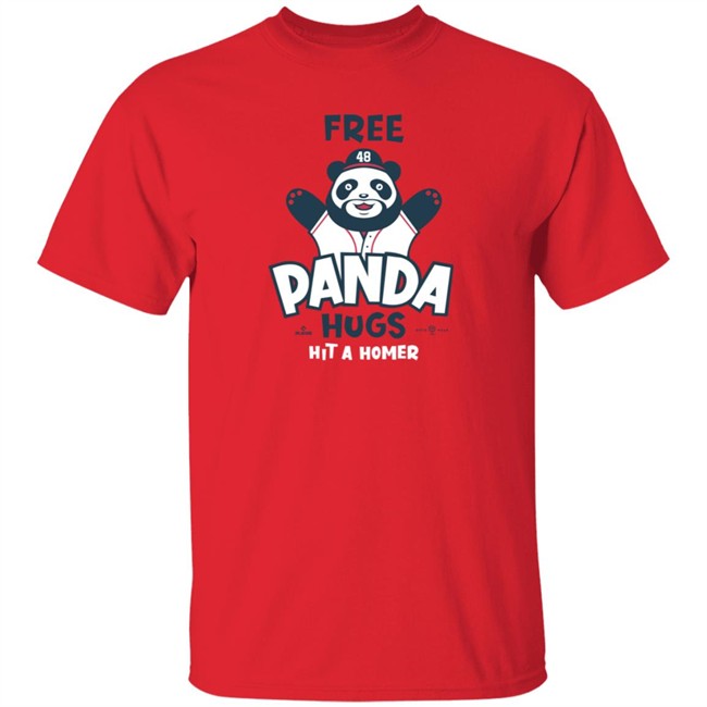 Rotowear Free Panda Hugs Hit A Homer T Shirt