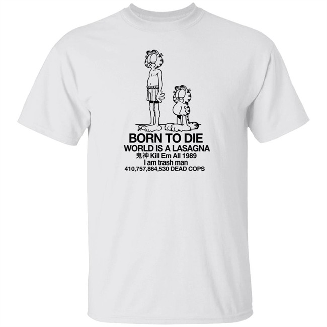 Garfield And Jon Born To Die Hoodie