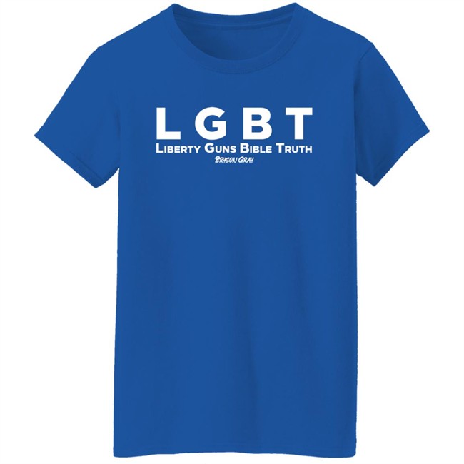 Real Bryson Gray Pride Month 3Sidedstory LGBT Liberty Guns Bible Truth Bryson Gray Shirt