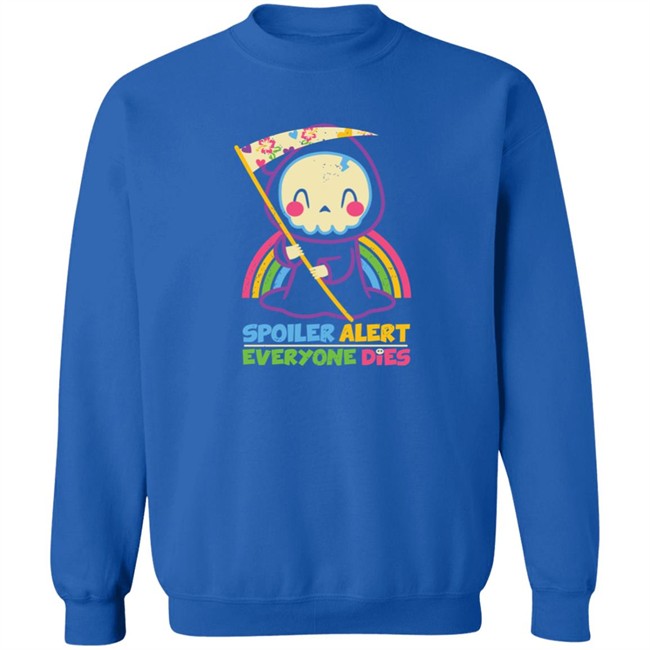 Spoiler Alert Everyone Dies Shirt Qwertee Shop By Xentee