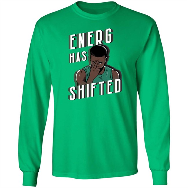 Energy Has Shifted Tee Shirt Boston Basketball Barstool Sports Merchandise Boston Basketball Energy Has Shifted Tee Shirt Barstool Sports Merchandise