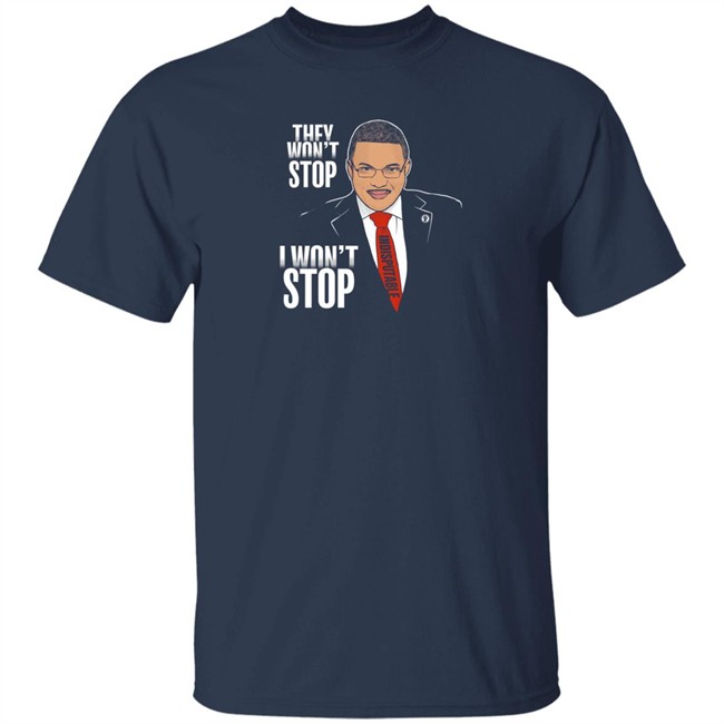 Dr. Rashad Richey Shop TYT Merch Cenk Uygur They Won't Stop I Won't Stop Shir