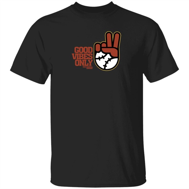 Rake Baseball Company Good Vibes Only San Francisco T Shirt