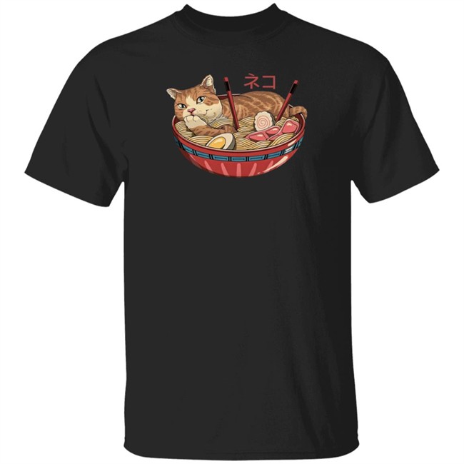 Andrew Hilary Neko Ramen V2 T Shirt