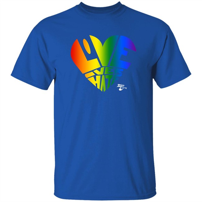 Pride Love Over Hate Shirt Mimi’S Fresh Tees Merch Baonpdx Portland Thorns Fc