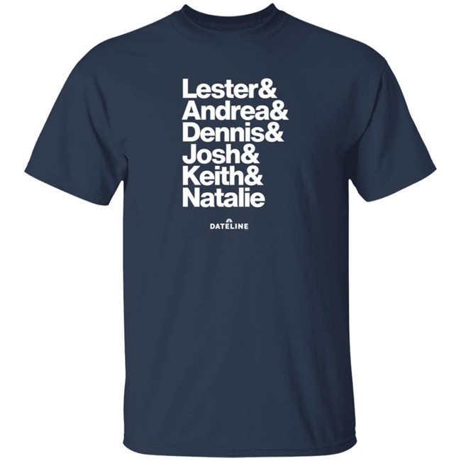 Nbc Store Dateline Ampersand Shirt