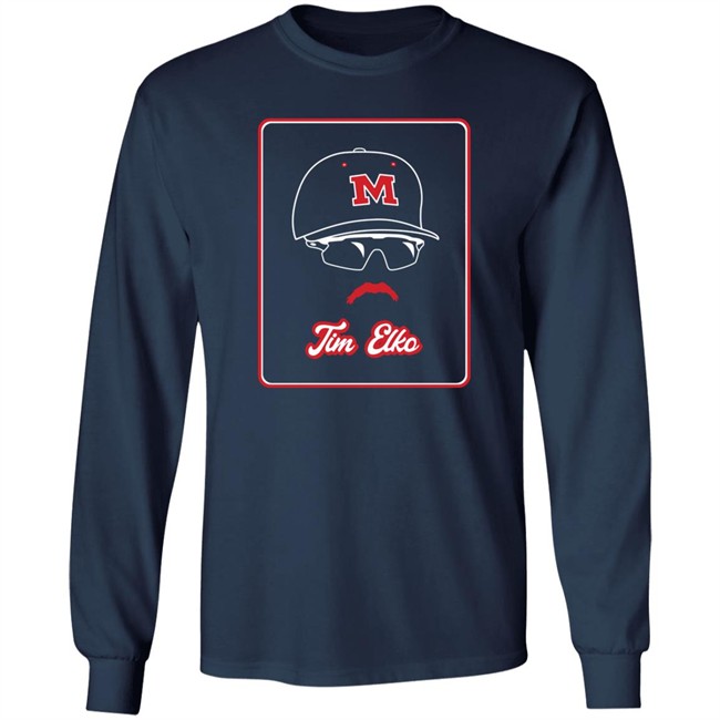 Tim Elko T Shirt Ole Miss Baseball Sec Network
