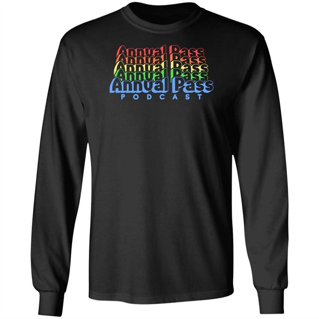 Dave Cobb Annual Pass Jack Pattillo Geoff Ramsey Annual Pass Pride Stack Shirt Rooster Teeth Merch