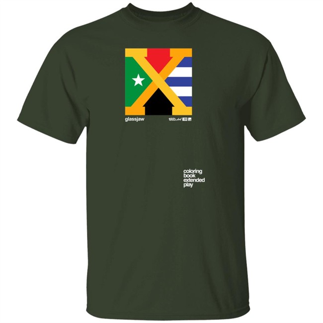 Glassjaw Merch Coloring Book Extended Play T Shirt