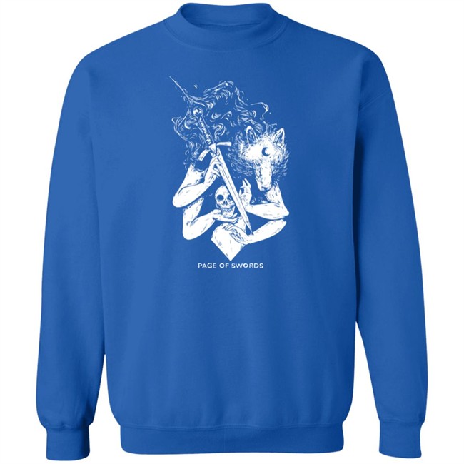 Fenrir Furry Page Of Swords Shirt Wolf Skull Jack Store