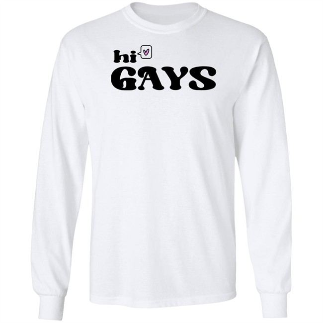 Chrissy Hi Gays Tee Shirt Chrissy Chlapecka Merchandise