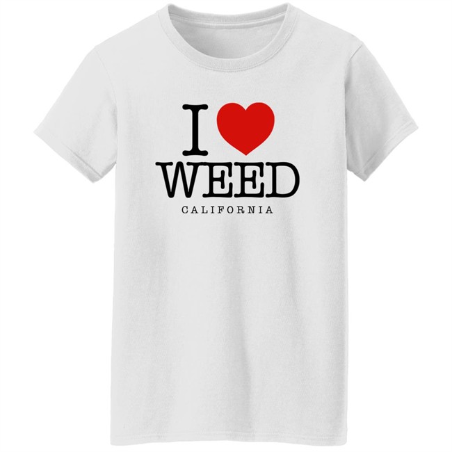 I Love Weed California Shirt Svdden Death I Heart Weed California