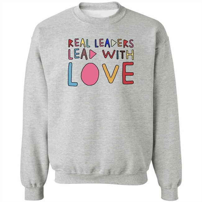 Real Leaders Lead With Love Shirt Kamala Harris