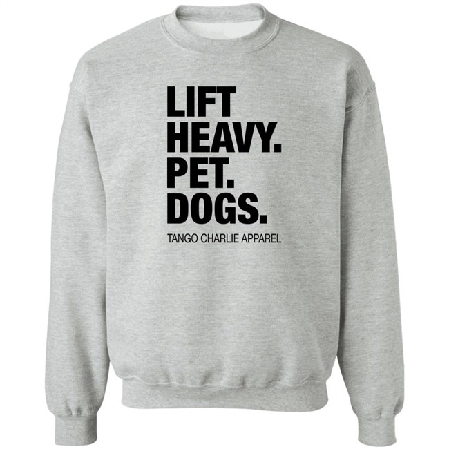 Tango Charlie Apparel Lift Heavy Pet Dogs Shirt Laken Tomlinson Connor Hughes