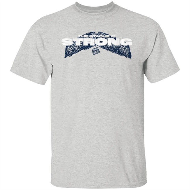 Jomboy Media Merch Store The Stache Is Strong Shirt Talkin' Yanks Jomboy Media Merch Store Talkin' Yanks The Stache Is Strong Shirt
