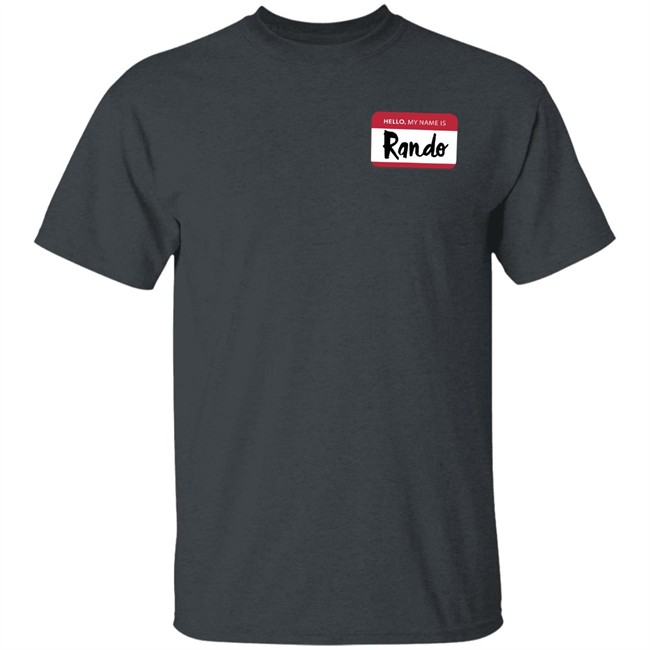 Popcorned Planet Hello My Name Is Rando T Shirt Popcorned Planet Merch Popcorned Planet Merch Popcorned Planet Hello My Name Is Rando T Shirt
