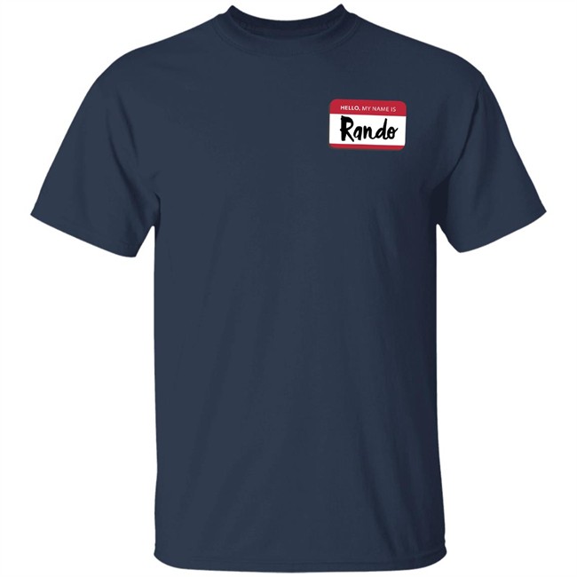 Popcorned Planet Hello My Name Is Rando T Shirt Popcorned Planet Merch Popcorned Planet Hello My Name Is Rando T Shirt Popcorned Planet Merch