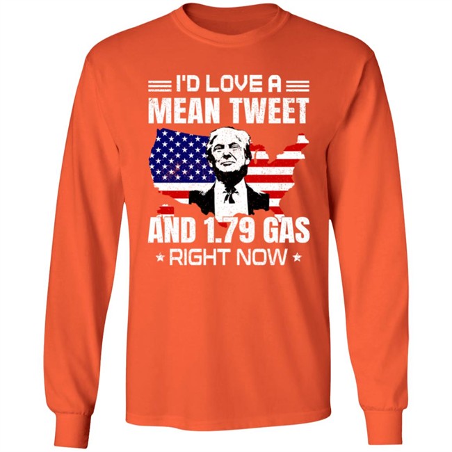 Sam Barkdoll I'd Love A Mean Tweet And 1.79 Gas Right Now Shirt Trump Trump Sam Barkdoll I'd Love A Mean Tweet And 1.79 Gas Right Now Shirt