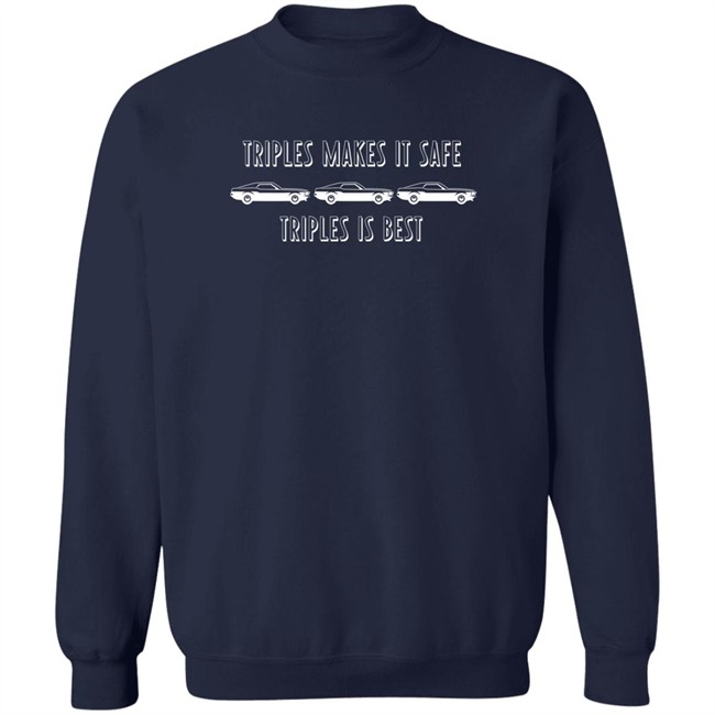 Triples Makes It Safe Triples Is Best Shirt Ityslkids Ityslkids Triples Makes It Safe Triples Is Best Shirt
