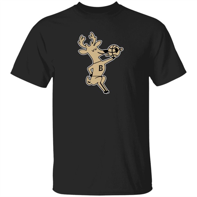 brook lopez milwaukee bucks logo t shirt