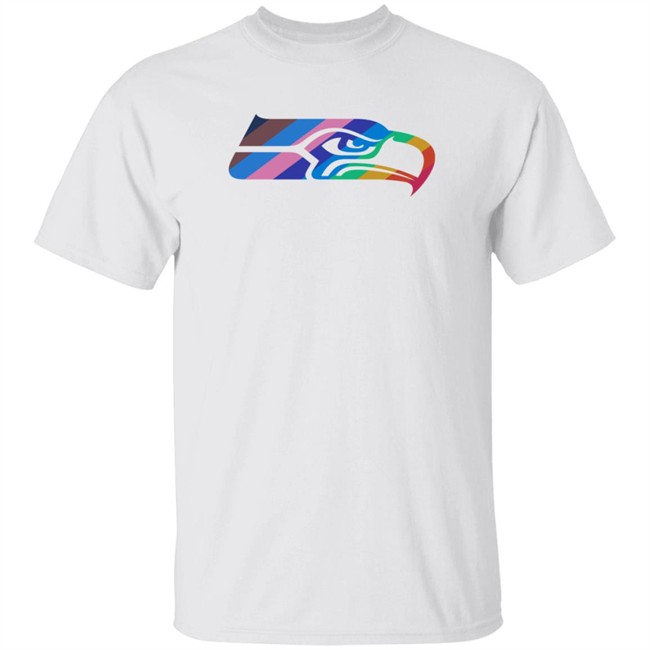 seahawksross mathews seahawks logo pride rainbow t shirt