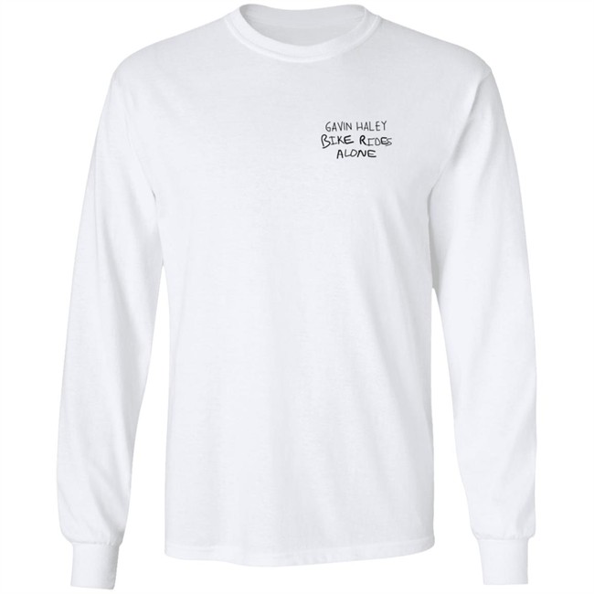 red bull records gavin haley ride bikes alone long sleeve t shirt