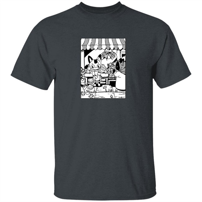 art of wendy xu's artist shop market street cats t shirt