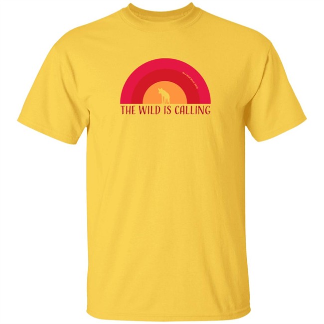 wolf conservation center store the wild is calling t shirt