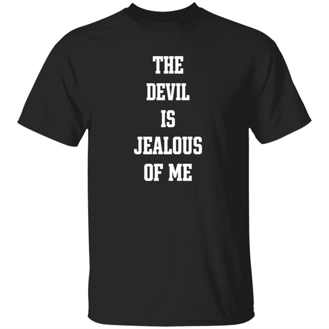haaland the devil is jealous of me t shirt