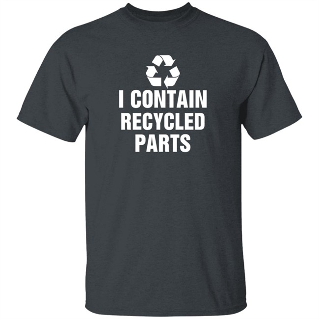emily clark i contain recycled parts lung transplant t shirt