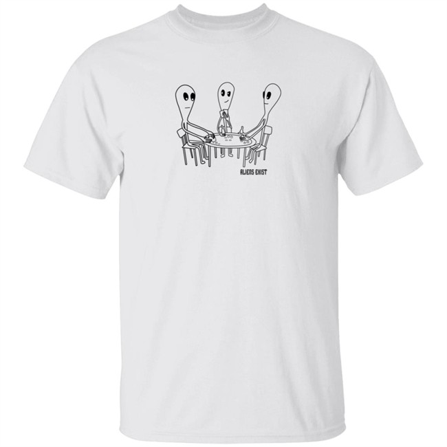 barstool sports store aliens exist poker t shirt
