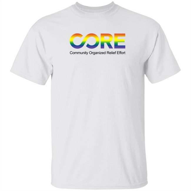 bradley cooper core community organized relief effort t shirt