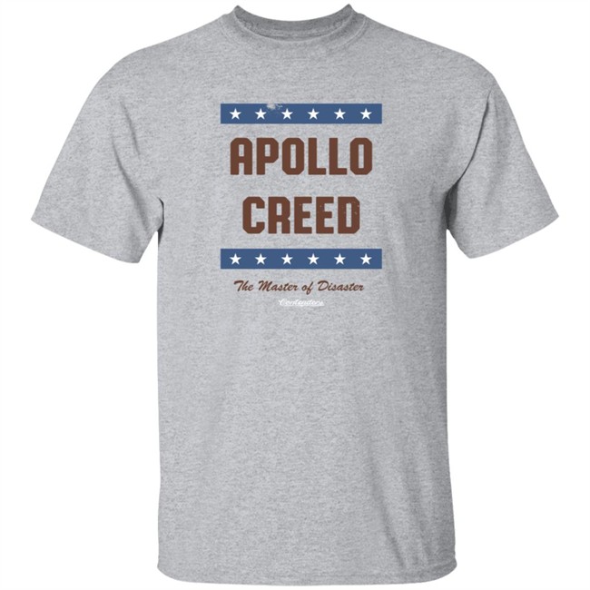 contenders clothing apollo creed master of disaster shirt
