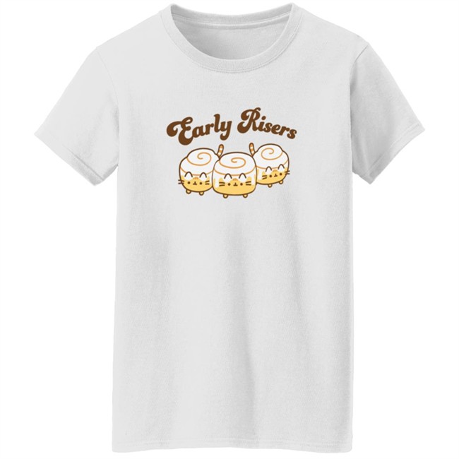 Pusheen Early Risers Long Sleeve Tee Pusheen Shop Hang - Pusheen Early Risers Long Sleeve Tee Pusheen Shop