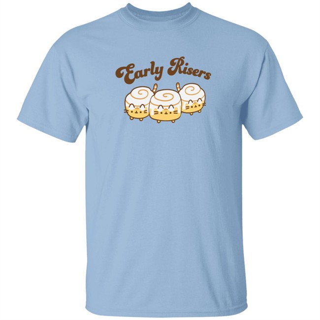 Pusheen Early Risers Long Sleeve Tee Pusheen Shop Hang - Pusheen Early Risers Long Sleeve Tee Pusheen Shop