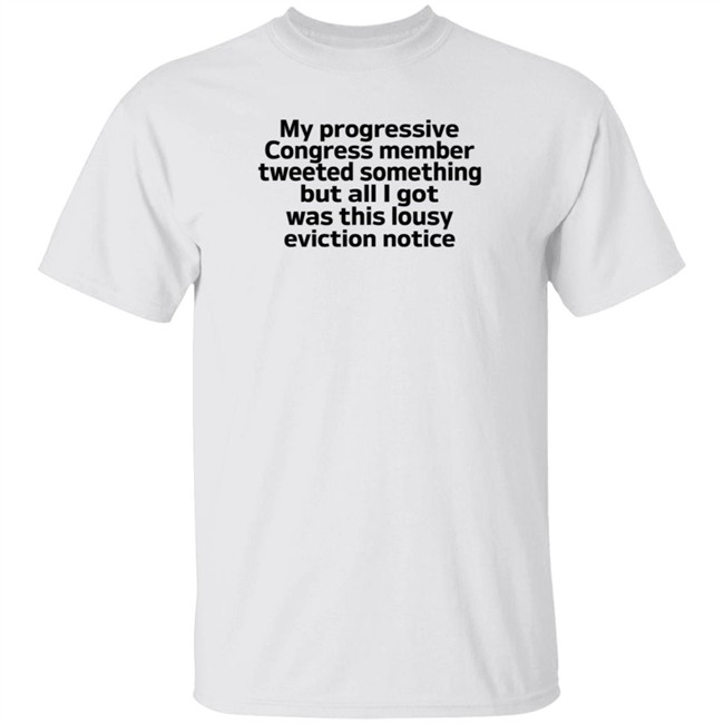 prof zenkus m4a my progressive congress member t shirt