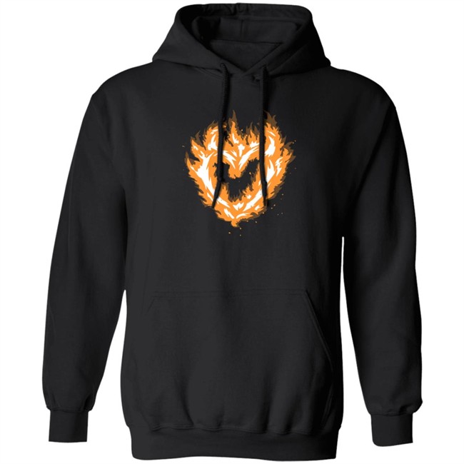 Loan - Sapnap Merch Sapnap 4 Million Flame Heart Pullover Hoodie