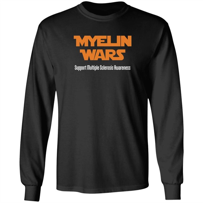 Multiple Sclerosis Awareness Myelin Wars T Shirt Aaron Boster MD