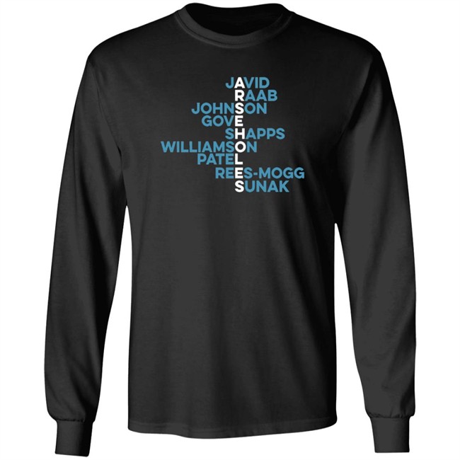 Javid Raab Johnson Gove Shapps Williamson Patel Rees Mogg Sunak T Shirt EuropeanUnity1